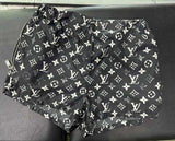 Louis Vuitton Stencil-effect Monogram Shorts size 36